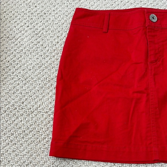 Women's Red Thomas Burberry Skirt - Picture 2 of 8